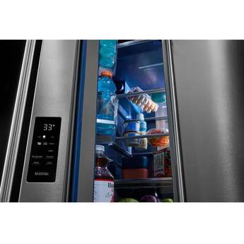 Maytag 36 Inch 31 Cu. Ft. XL Capacity French Door Bottom Mount Refrigerator With Ice And Water: Stainless Steel — thumbnail 16