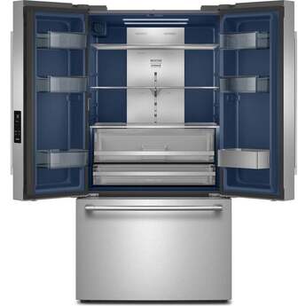 Maytag 36 Inch 31 Cu. Ft. XL Capacity French Door Bottom Mount Refrigerator With Ice And Water: Stainless Steel — thumbnail 5