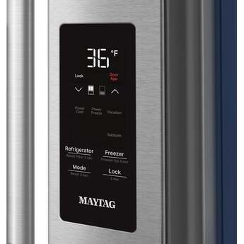 Maytag 36 Inch 31 Cu. Ft. XL Capacity French Door Bottom Mount Refrigerator With Ice And Water: Stainless Steel — thumbnail 7