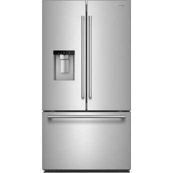 Maytag 36 Inch 30 Cu. Ft. XL Capacity French Door Bottom Mount Refrigerator with In-Door-Ice Dispensing System: Stainless Steel