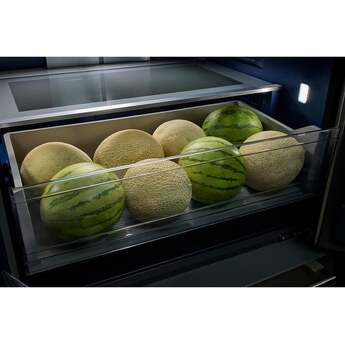 Maytag 36 Inch 30 Cu. Ft. XL Capacity French Door Bottom Mount Refrigerator with In-Door-Ice Dispensing System: Stainless Steel — thumbnail 18
