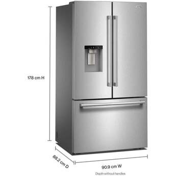 Maytag 36 Inch 30 Cu. Ft. XL Capacity French Door Bottom Mount Refrigerator with In-Door-Ice Dispensing System: Stainless Steel — thumbnail 25