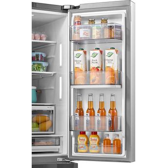 29.3 CuFt French Door Bottom Freezer Refrigerator in Stainless Steel — thumbnail 6