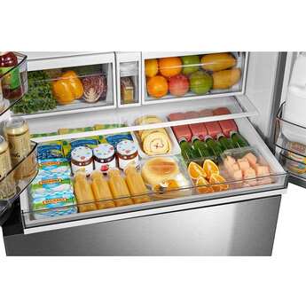 29.3 CuFt French Door Bottom Freezer Refrigerator in Stainless Steel — thumbnail 7