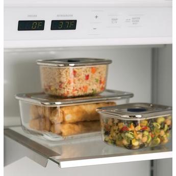 Monogram ZIPP360NHSS 36 Inch Stainless Steel Built In Counter Depth French Door Refrigerator — thumbnail 3
