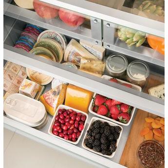 Monogram ZIPP360NHSS 36 Inch Stainless Steel Built In Counter Depth French Door Refrigerator — thumbnail 4