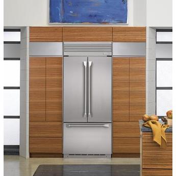 Monogram ZIPP360NHSS 36 Inch Stainless Steel Built In Counter Depth French Door Refrigerator — thumbnail 7