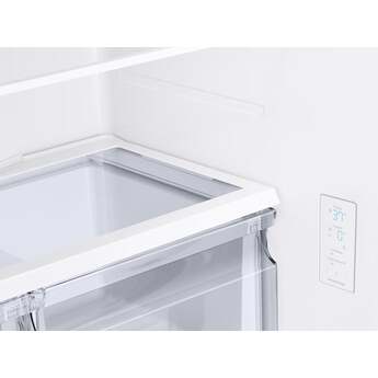Samsung 18 cu. ft. Smart Counter Depth 3-Door French Door Refrigerator: Stainless Look — thumbnail 11