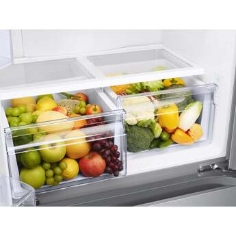 Samsung 18 cu. ft. Smart Counter Depth 3-Door French Door Refrigerator: Stainless Look — thumbnail 13