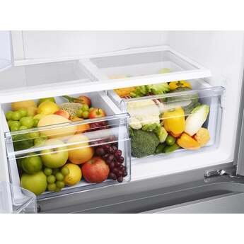Samsung 18 cu. ft. Smart Counter Depth 3-Door French Door Refrigerator: Stainless Look — thumbnail 16