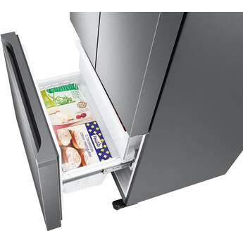 Samsung 18 cu. ft. Smart Counter Depth 3-Door French Door Refrigerator: Stainless Look — thumbnail 20