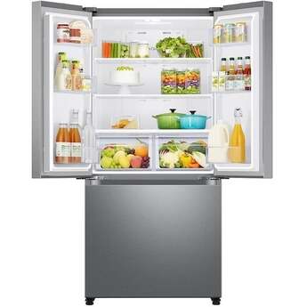 Samsung 18 cu. ft. Smart Counter Depth 3-Door French Door Refrigerator: Stainless Look — thumbnail 21