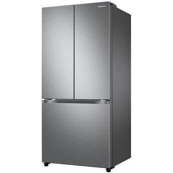 Samsung 18 cu. ft. Smart Counter Depth 3-Door French Door Refrigerator: Stainless Look — thumbnail 3
