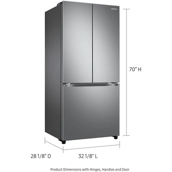 Samsung RF18A5101SR French Door Refrigerator, in Stainless Steel — thumbnail 12