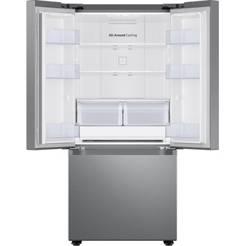 Samsung 30 inch 22 Cu. Ft. French Door Refrigerator: Stainless Steel — thumbnail 3