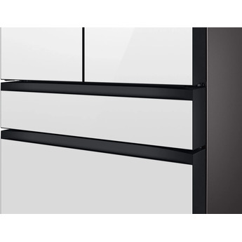 Samsung RF23BB820012 36 Inch White Glass Counter Depth French Door Refrigerator — thumbnail 2
