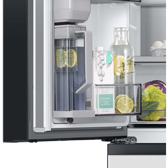 Samsung RF23BB820012 36 Inch White Glass Counter Depth French Door Refrigerator — thumbnail 5