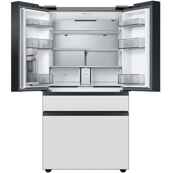 Samsung RF23BB820012 36 Inch White Glass Counter Depth French Door Refrigerator — thumbnail 6