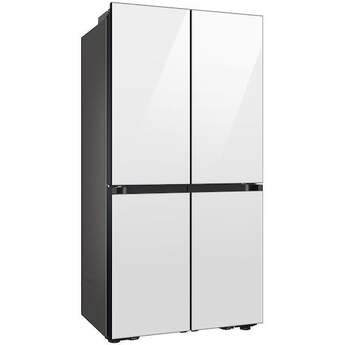 Samsung 36 Inch Smart Counter-Depth 4-Door Flex™ French Door Refrigerator with 23 cu. ft. Capacity, FlexZone™, Beverage Center™, UV Deodorizing Filter, Wi-Fi Enabled, Dual Ice Maker, Door Alarm, Auto Open Door, Slide-In Shelf, and ENERGY STAR®: White Glass — thumbnail 37