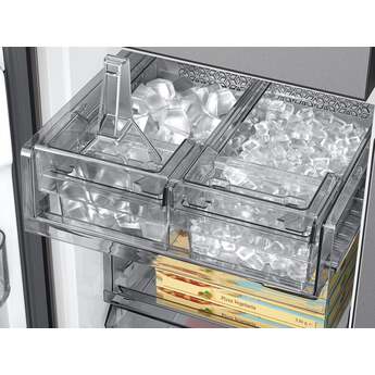 Samsung 36 Inch Smart Counter-Depth 4-Door Flex™ French Door Refrigerator with 23 cu. ft. Capacity, FlexZone™, Beverage Center™, UV Deodorizing Filter, Wi-Fi Enabled, Dual Ice Maker, Door Alarm, Auto Open Door, Slide-In Shelf, and ENERGY STAR®: Fingerprint Resistant Stainless Steel — thumbnail 21