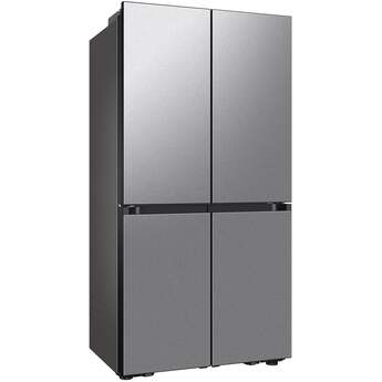 Samsung 36 Inch Smart Counter-Depth 4-Door Flex™ French Door Refrigerator with 23 cu. ft. Capacity, FlexZone™, Beverage Center™, UV Deodorizing Filter, Wi-Fi Enabled, Dual Ice Maker, Door Alarm, Auto Open Door, Slide-In Shelf, and ENERGY STAR®: Fingerprint Resistant Stainless Steel — thumbnail 8