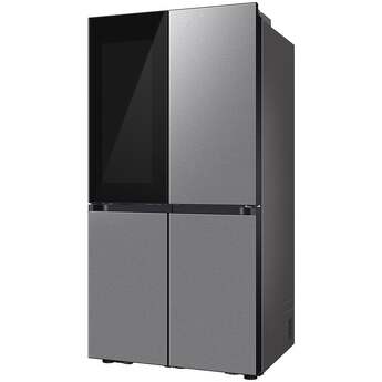 Samsung 36 Inch Counter Depth Smart 4-Door Flex™ French Door Refrigerator with 23 cu. ft. Capacity, FlexZone™, Beverage Zone™, Slide-In Shelf, Wi-Fi Enabled, Dual Ice Maker, Auto Open Door, Door Alarm, ADA Compliant, and ENERGY STAR®: Fingerprint Resistant Stainless Steel — thumbnail 13