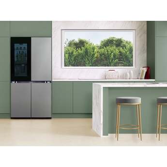 Samsung 36 Inch Counter Depth Smart 4-Door Flex™ French Door Refrigerator with 23 cu. ft. Capacity, FlexZone™, Beverage Zone™, Slide-In Shelf, Wi-Fi Enabled, Dual Ice Maker, Auto Open Door, Door Alarm, ADA Compliant, and ENERGY STAR®: Fingerprint Resistant Stainless Steel — thumbnail 20