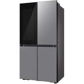 Samsung 36 Inch Counter Depth Smart 4-Door Flex™ French Door Refrigerator with 23 cu. ft. Capacity, FlexZone™, Beverage Zone™, Slide-In Shelf, Wi-Fi Enabled, Dual Ice Maker, Auto Open Door, Door Alarm, ADA Compliant, and ENERGY STAR®: Fingerprint Resistant Stainless Steel — thumbnail 28