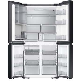 Samsung 36 Inch Counter Depth Smart 4-Door Flex™ French Door Refrigerator with 23 cu. ft. Capacity, FlexZone™, Beverage Zone™, Slide-In Shelf, Wi-Fi Enabled, Dual Ice Maker, Auto Open Door, Door Alarm, ADA Compliant, and ENERGY STAR®: Fingerprint Resistant Stainless Steel — thumbnail 32