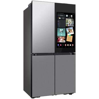 Samsung 36 Inch Counter Depth Smart 4-Door Flex™ French Door Refrigerator with 23 cu. ft. Capacity, AI Family Hub+™, AI Vision Inside™, UV Deodorizing Filter, FlexZone™, Beverage Center™, Auto Open Door, Dual Ice Maker, and ENERGY STAR®: Fingerprint Resistant Stainless Steel — thumbnail 23