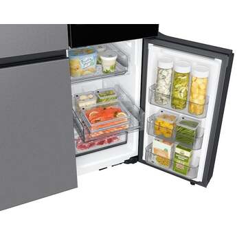 Samsung 36 Inch Counter Depth Smart 4-Door Flex™ French Door Refrigerator with 23 cu. ft. Capacity, AI Family Hub+™, AI Vision Inside™, UV Deodorizing Filter, FlexZone™, Beverage Center™, Auto Open Door, Dual Ice Maker, and ENERGY STAR®: Fingerprint Resistant Stainless Steel — thumbnail 33