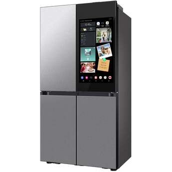 Samsung 36 Inch Counter Depth Smart 4-Door Flex™ French Door Refrigerator with 23 cu. ft. Capacity, AI Family Hub+™, AI Vision Inside™, UV Deodorizing Filter, FlexZone™, Beverage Center™, Auto Open Door, Dual Ice Maker, and ENERGY STAR®: Fingerprint Resistant Stainless Steel — thumbnail 34