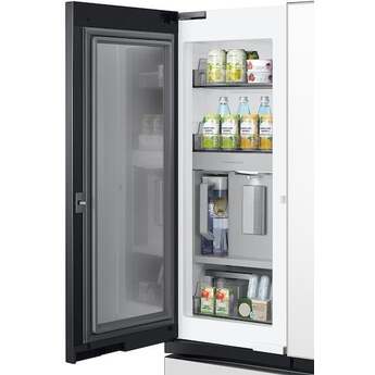 Samsung RF24BB660012 BESPOKE Series 36 Inch White Glass Counter Depth French Door Refrigerator — thumbnail 11