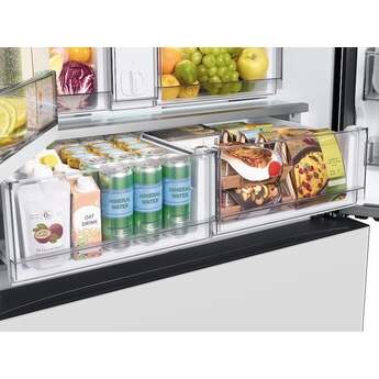 Samsung RF24BB660012 BESPOKE Series 36 Inch White Glass Counter Depth French Door Refrigerator — thumbnail 17