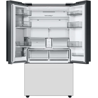 Samsung RF24BB660012 BESPOKE Series 36 Inch White Glass Counter Depth French Door Refrigerator — thumbnail 19