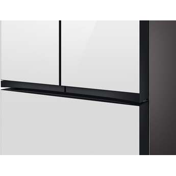 Samsung RF24BB660012 BESPOKE Series 36 Inch White Glass Counter Depth French Door Refrigerator — thumbnail 4