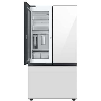 Samsung RF24BB660012 BESPOKE Series 36 Inch White Glass Counter Depth French Door Refrigerator — thumbnail 7
