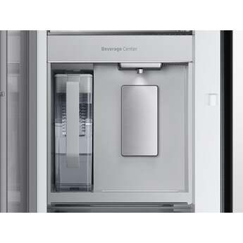 Samsung RF24BB69006M BESPOKE Series 36 Inch White Glass over Grey Glass Counter Depth French Door Refrigerator — thumbnail 11