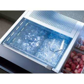 Samsung RF24BB69006M BESPOKE Series 36 Inch White Glass over Grey Glass Counter Depth French Door Refrigerator — thumbnail 15
