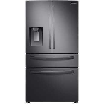 Samsung 36" 22.6 cu.ft. Fingerprint Resistant Black Stainless Steel Counter Depth French Door Refrigerator - Energy Star