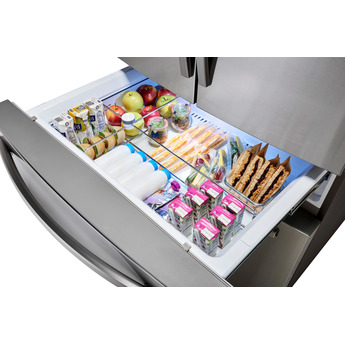 Samsung 36" 28 cu.ft. Fingerprint Resistant Stainless Steel French Door Refrigerator - Energy Star — thumbnail 3