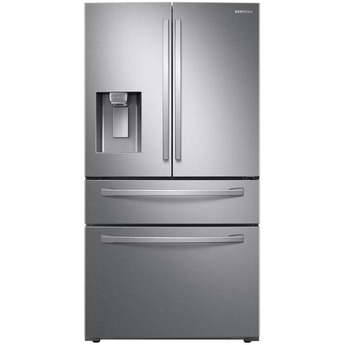 Samsung 36" 27.8 cu.ft. Fingerprint Resistant Stainless Steel Door-in-Door French Door Refrigerator - Energy Star