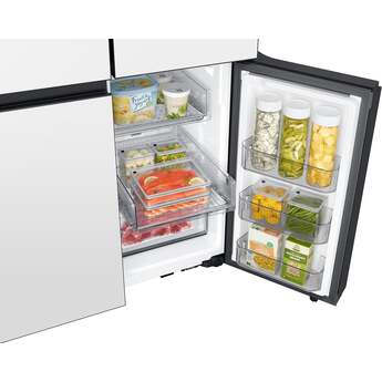 Samsung 36 Inch Smart 4-Door Flex™ French Door Refrigerator with 29 cu. ft. Capacity, FlexZone™, Beverage Center™, UV Deodorizing Filter, Wi-Fi Enabled, Dual Ice Maker, Door Alarm, Auto Open Door, Slide-In Shelf, and ENERGY STAR®: Panel Ready — thumbnail 14
