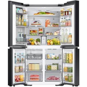 Samsung 36 Inch Smart 4-Door Flex™ French Door Refrigerator with 29 cu. ft. Capacity, FlexZone™, Beverage Center™, UV Deodorizing Filter, Wi-Fi Enabled, Dual Ice Maker, Door Alarm, Auto Open Door, Slide-In Shelf, and ENERGY STAR®: Panel Ready — thumbnail 16