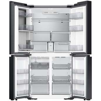 Samsung 36 Inch Smart 4-Door Flex™ French Door Refrigerator with 29 cu. ft. Capacity, FlexZone™, Beverage Center™, UV Deodorizing Filter, Wi-Fi Enabled, Dual Ice Maker, Door Alarm, Auto Open Door, Slide-In Shelf, and ENERGY STAR®: Stainless Steel — thumbnail 11