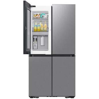 Samsung 36 Inch Smart 4-Door Flex™ French Door Refrigerator with 29 cu. ft. Capacity, FlexZone™, Beverage Center™, UV Deodorizing Filter, Wi-Fi Enabled, Dual Ice Maker, Door Alarm, Auto Open Door, Slide-In Shelf, and ENERGY STAR®: Stainless Steel — thumbnail 17