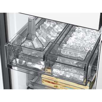 Samsung 36 Inch Smart 4-Door Flex™ French Door Refrigerator with 29 cu. ft. Capacity, FlexZone™, Beverage Center™, UV Deodorizing Filter, Wi-Fi Enabled, Dual Ice Maker, Door Alarm, Auto Open Door, Slide-In Shelf, and ENERGY STAR®: Stainless Steel — thumbnail 5
