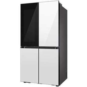 Samsung 36 Inch Smart 4-Door Flex™ French Door Refrigerator with 29 cu. ft. Capacity, FlexZone™, Beverage Zone™, UV Deodorizing Filter, Wi-Fi Enabled, Dual Ice Maker, Door Alarm, Auto Open Door, Slide-In Shelf, and ENERGY STAR®: White Glass — thumbnail 11