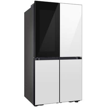 Samsung 36 Inch Smart 4-Door Flex™ French Door Refrigerator with 29 cu. ft. Capacity, FlexZone™, Beverage Zone™, UV Deodorizing Filter, Wi-Fi Enabled, Dual Ice Maker, Door Alarm, Auto Open Door, Slide-In Shelf, and ENERGY STAR®: White Glass — thumbnail 21