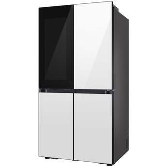 Samsung 36 Inch Smart 4-Door Flex™ French Door Refrigerator with 29 cu. ft. Capacity, FlexZone™, Beverage Zone™, UV Deodorizing Filter, Wi-Fi Enabled, Dual Ice Maker, Door Alarm, Auto Open Door, Slide-In Shelf, and ENERGY STAR®: White Glass — thumbnail 31